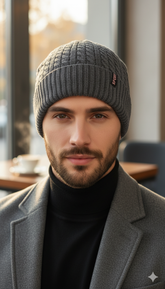 Unisex Warm Knitted SPORT Cap with Fleece/Velvet inside